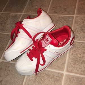 Adidas SAMOA Red/White shoe